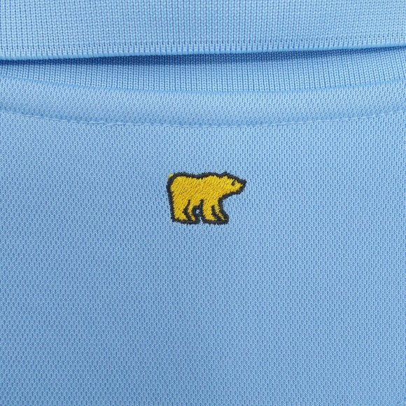 Jack Nicklaus Polo Shirt Mens Large Blue Short Sleeve Collared Performance Golf - Picture 7 of 11